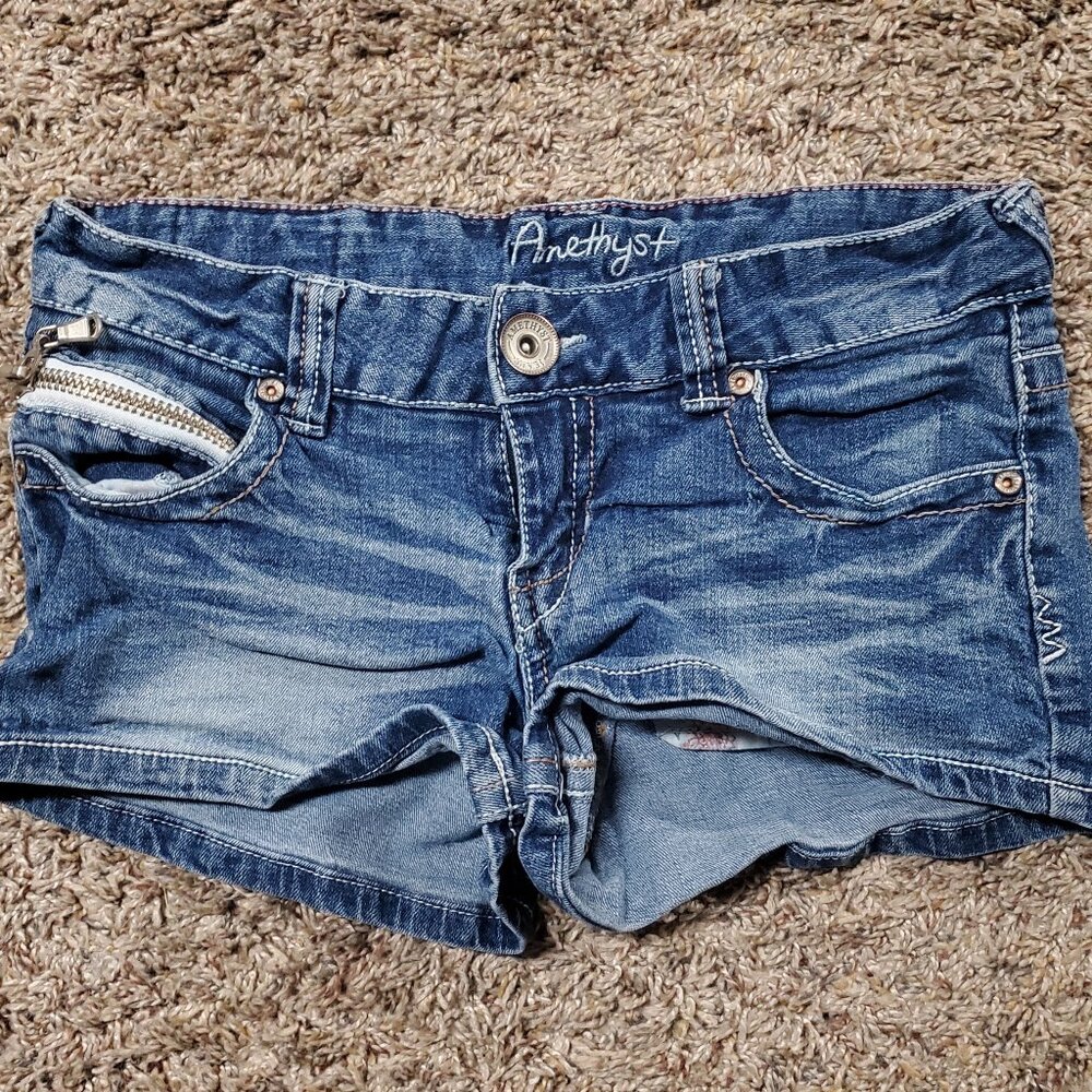 Girls Blue Jean Shorts by Amethyst - Size 3